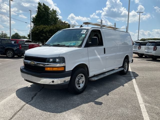 2022 Chevrolet Express Cargo 2500 WT in Summit White — front three-quarter view