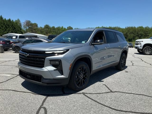 2026 Chevrolet Traverse LT in Sterling Gray Metallic — front three-quarter view