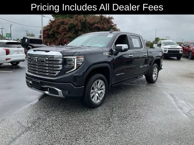 2022 GMC Sierra 1500 Denali in Titanium Rush Metallic — front three-quarter view