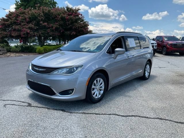 2017 Chrysler Pacifica Touring-L in Silver — front three-quarter view