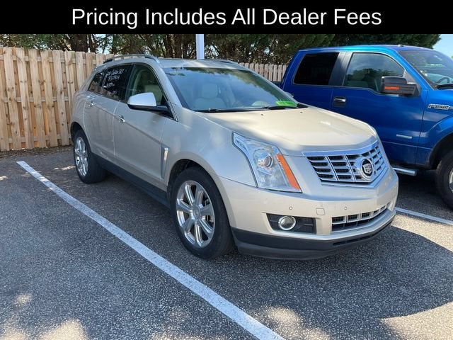 2016 Cadillac SRX Premium Collection in Silver Coast Metallic — front three-quarter view