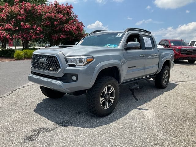 2019 Toyota Tacoma TRD Sport in Gray — front three-quarter view