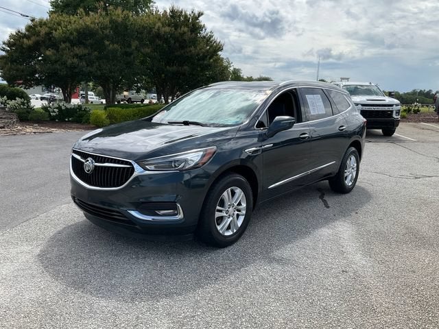 2018 Buick Enclave Premium in Includes Pitch Dark Night Lower Exterior Accent Color. — front three-quarter view